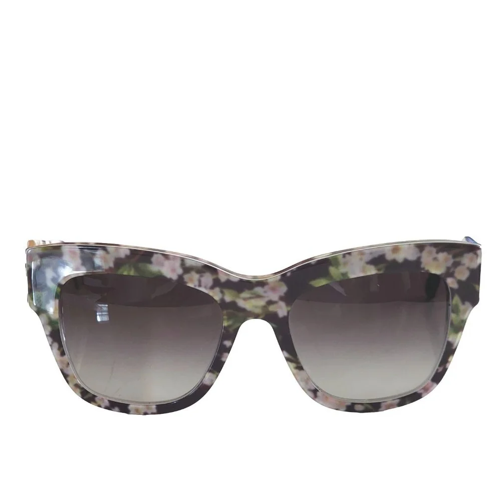 DOLCE & GABBANA Floral Acetate Square Sunglasses DG 4231 - Picture 3 of 10